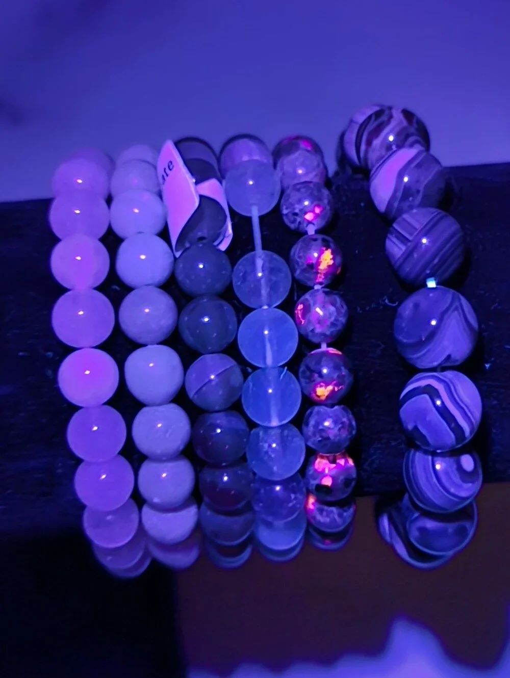 NWT Lot Of 13 Beaded Gemstone Bracelet Stack - Multi Color